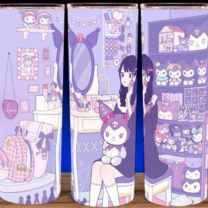 Hello Kitty Onenagi Kuromi Anime Cup Mug Tumbler 20oz